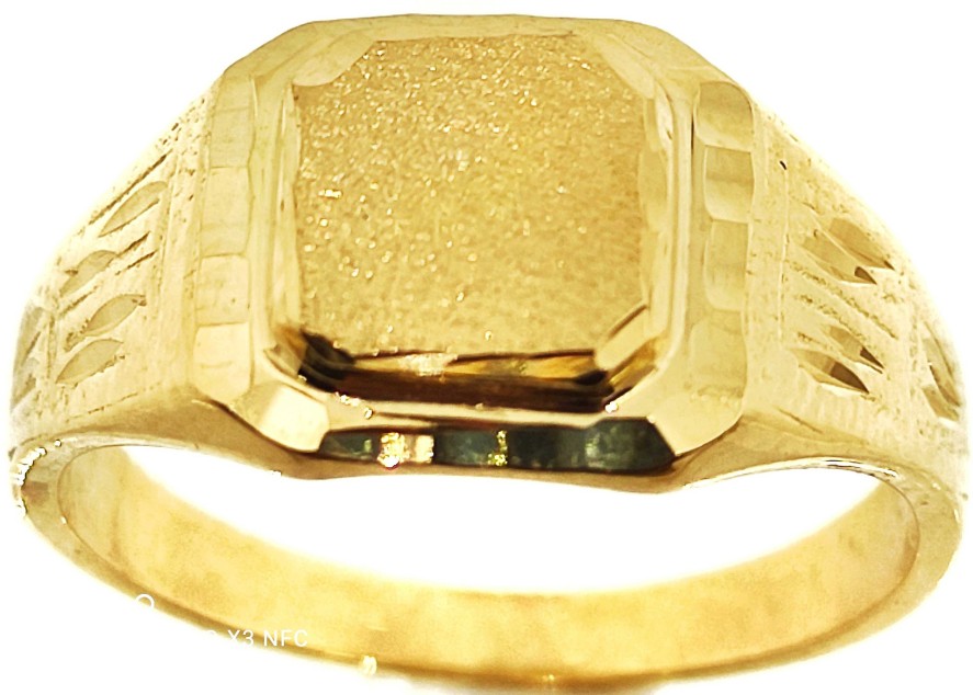 Joyas De Oro Joyeria Tamayo | Sortija De Oro 18 Kilates Sello Cadete