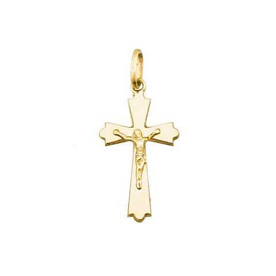 Joyas De Oro Joyeria Tamayo | Cruz De Oro 18 Kilates Plana