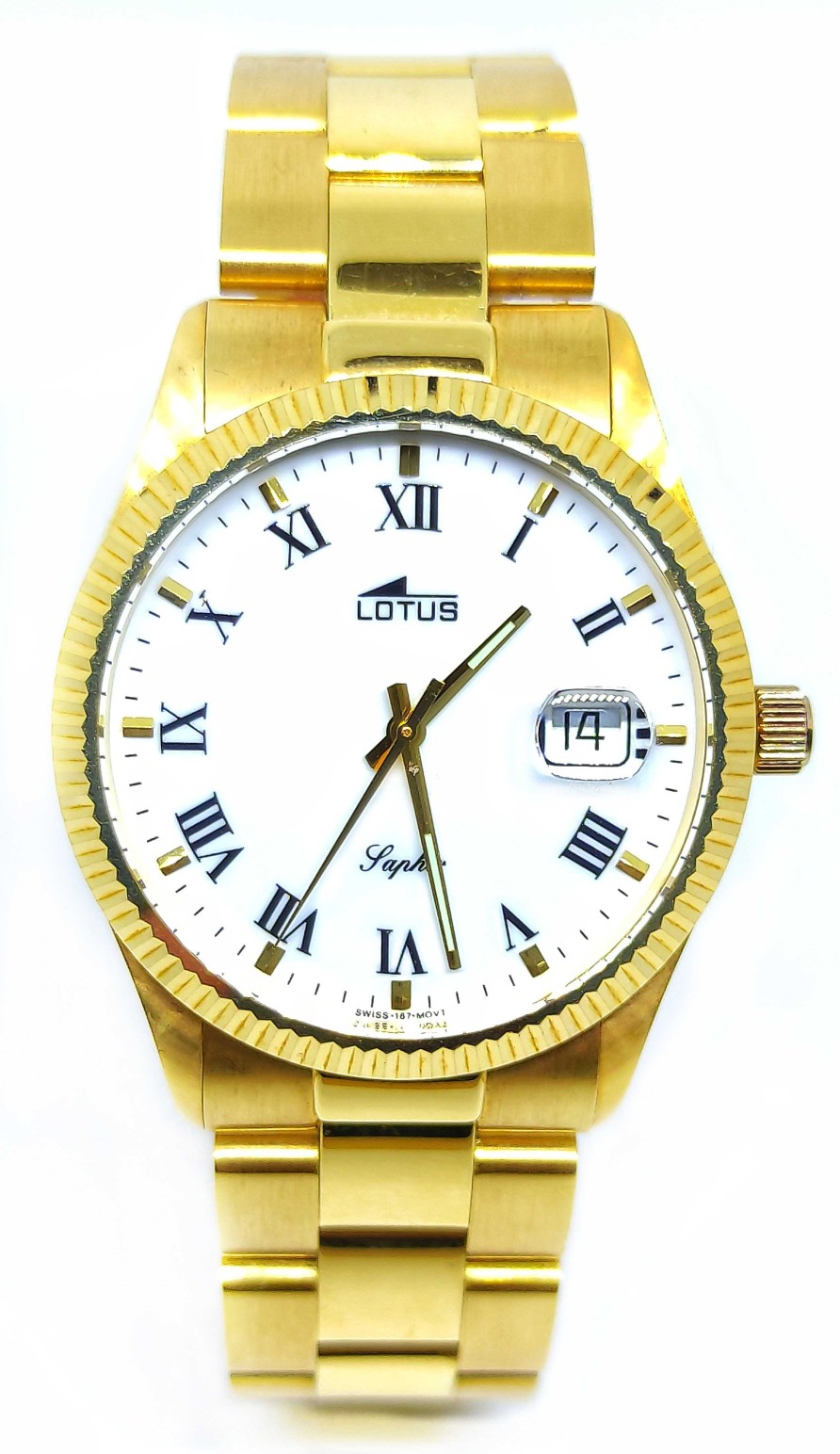 Joyas De Oro Joyeria Tamayo | Reloj Oro De 18 Kilates Hombre Lotus