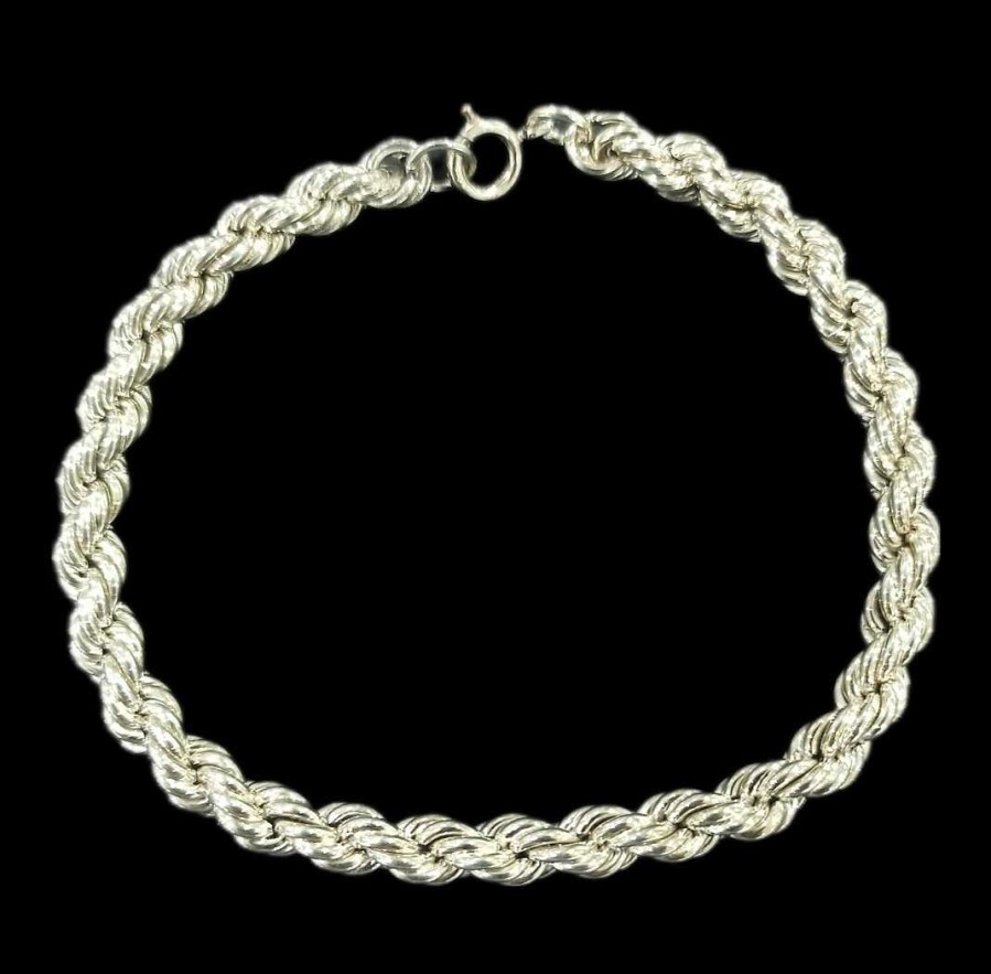 Joyas De Plata Joyeria Tamayo | Pulsera De Plata De Primera Ley Cord N