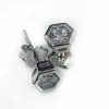 Joyas De Plata Joyeria Tamayo | Pendientes De Plata De Primera Ley Hexagonales Con Circonita