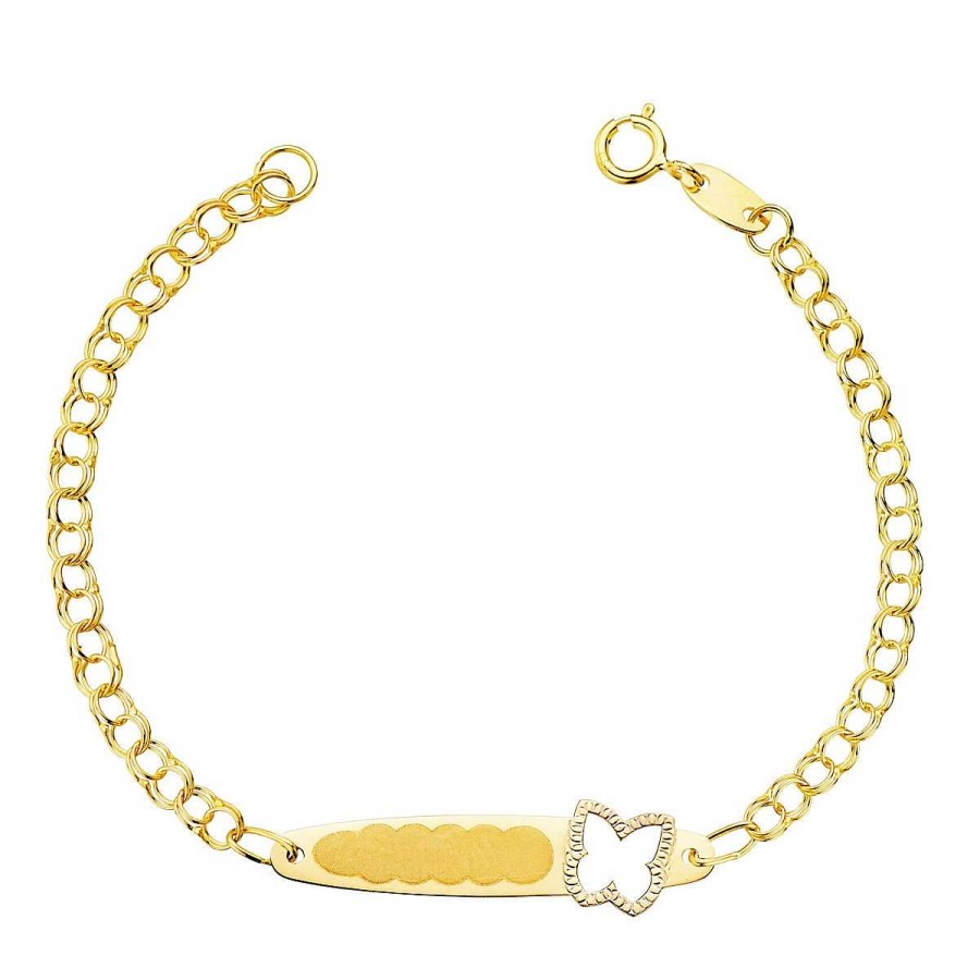 Joyas De Oro Joyeria Tamayo | Pulsera De Oro 18 Kilates Esclava Beb