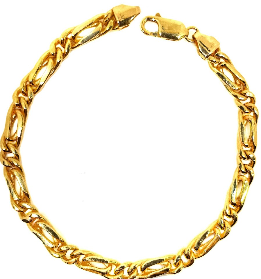 Joyas De Oro Joyeria Tamayo | Pulsera Oro 18 Kilates Eslabones 1 X 1