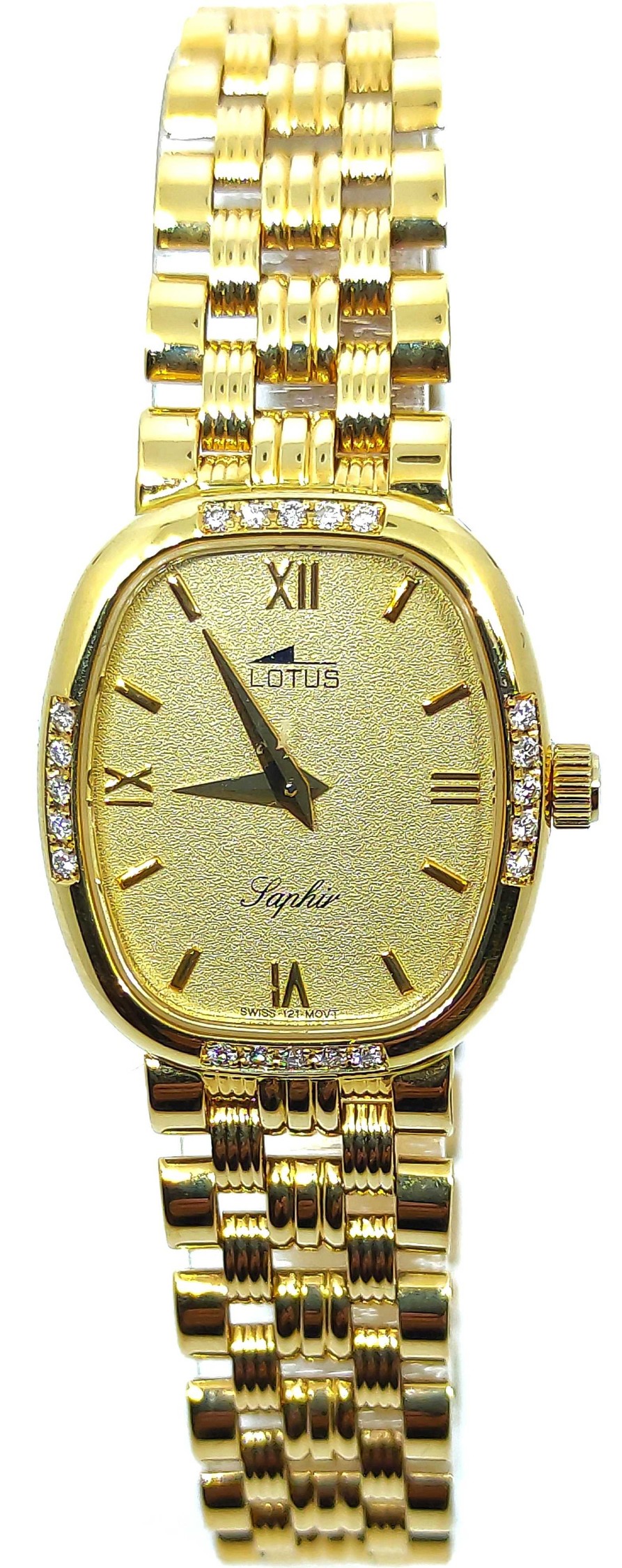 Joyas De Oro Joyeria Tamayo | Reloj De Oro 18 Kilates Y Brillantes Mujer Lotus