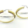 Joyas De Oro Joyeria Tamayo | Pendiente De Oro 18 Kilates Aros Bicolor