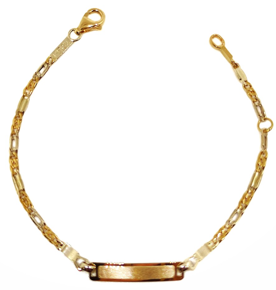 Joyas De Oro Joyeria Tamayo | Pulsera Oro Esclava Beb Ni O/Ni A