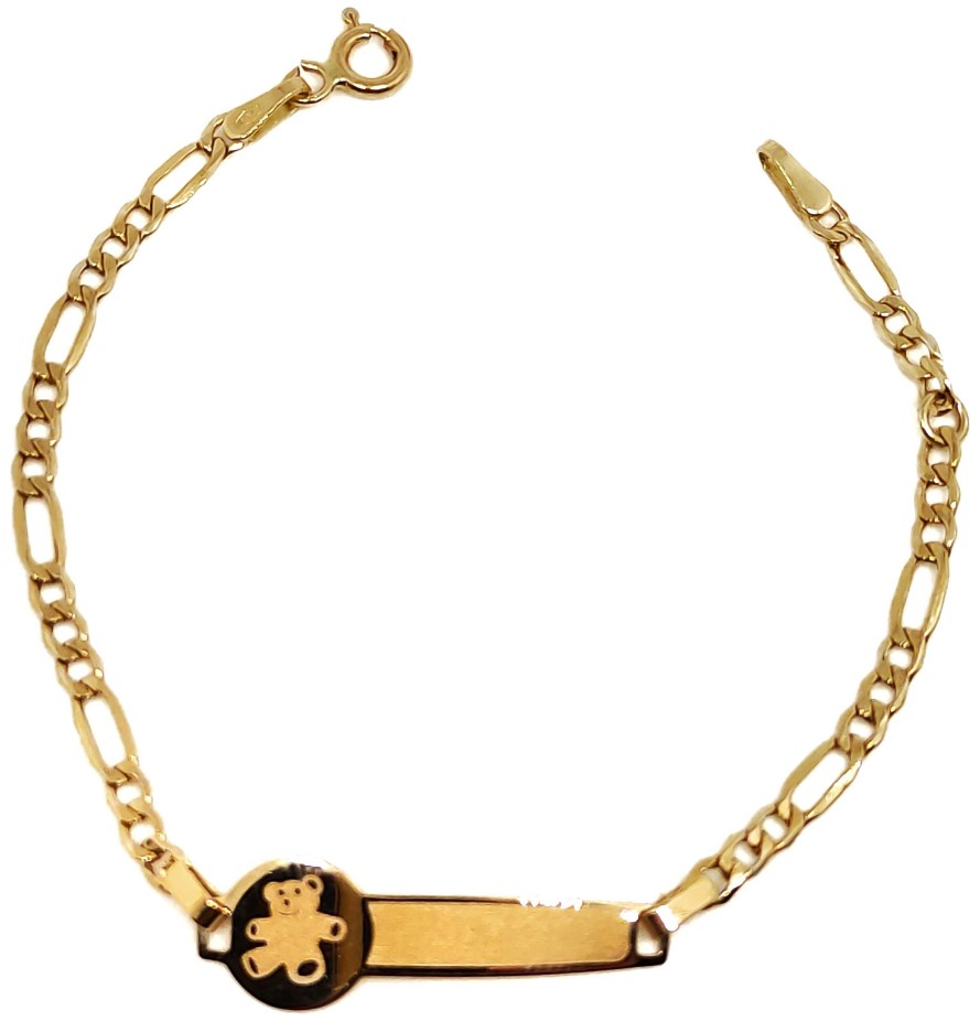 Joyas De Oro Joyeria Tamayo | Pulsera Oro 18 Kilates Esclava Ni O/Ni A