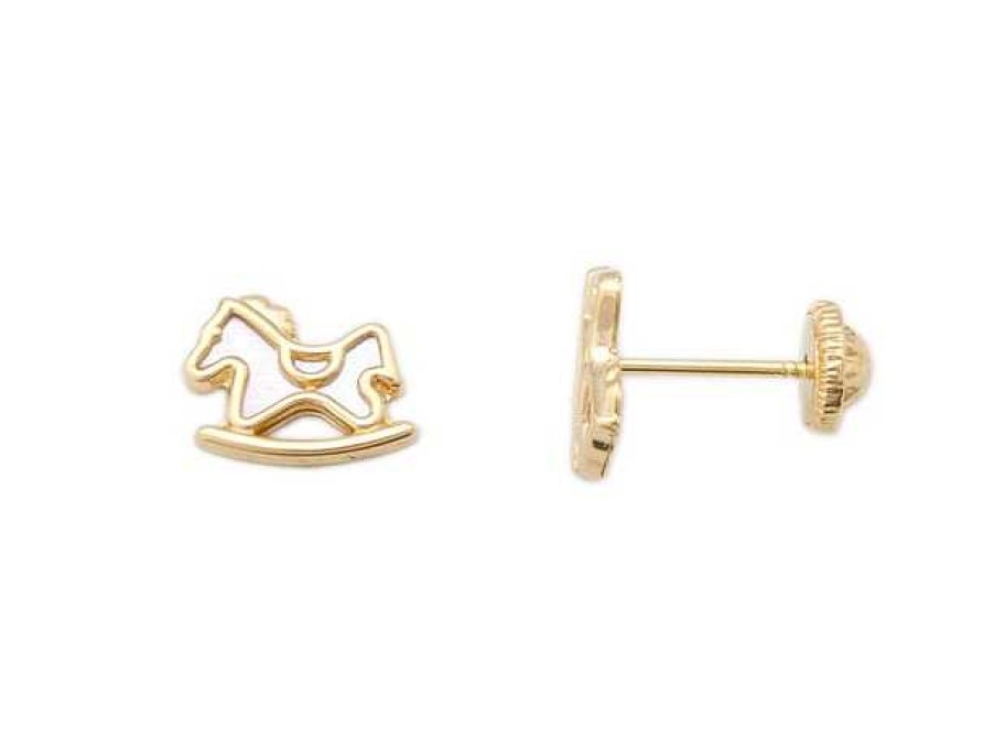 Joyas De Oro Joyeria Tamayo | Pendientes De Oro 18 Kilates Caballo N Car