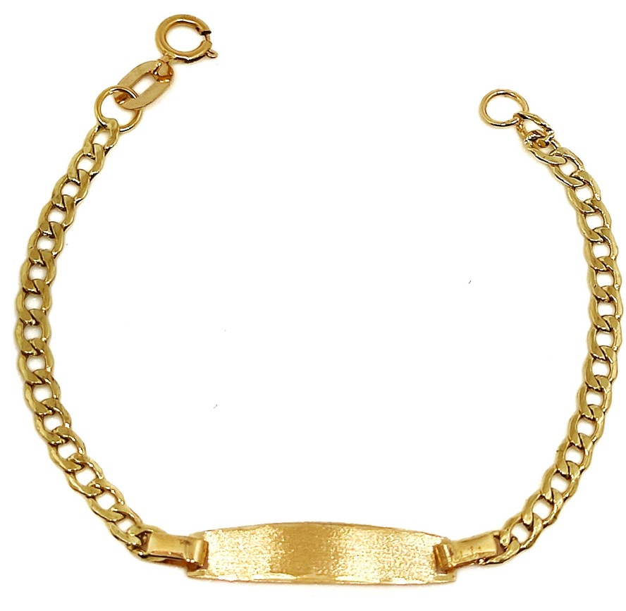 Joyas De Oro Joyeria Tamayo | Pulsera Oro 18 Kilates Esclava Beb