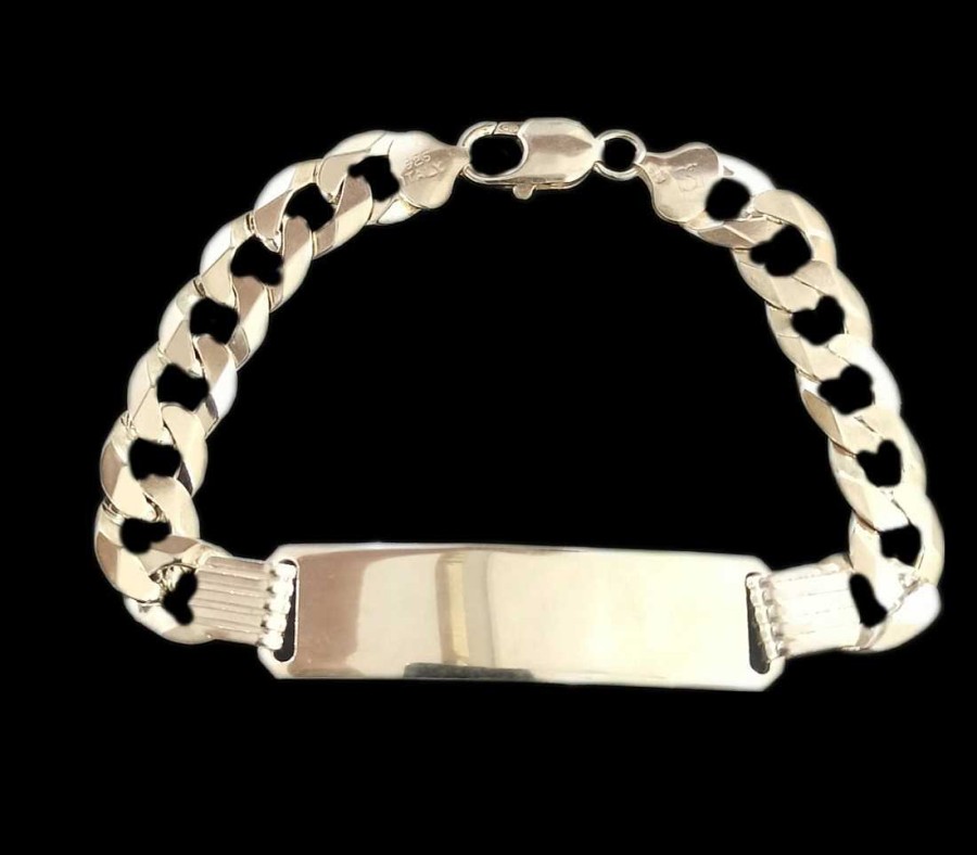 Joyas De Plata Joyeria Tamayo | Pulsera Esclava Hombre De Plata De Primera Ley