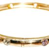 Joyas De Oro Joyeria Tamayo | Pulsera Oro 18 Kilates Aro Con Circonitas Colores