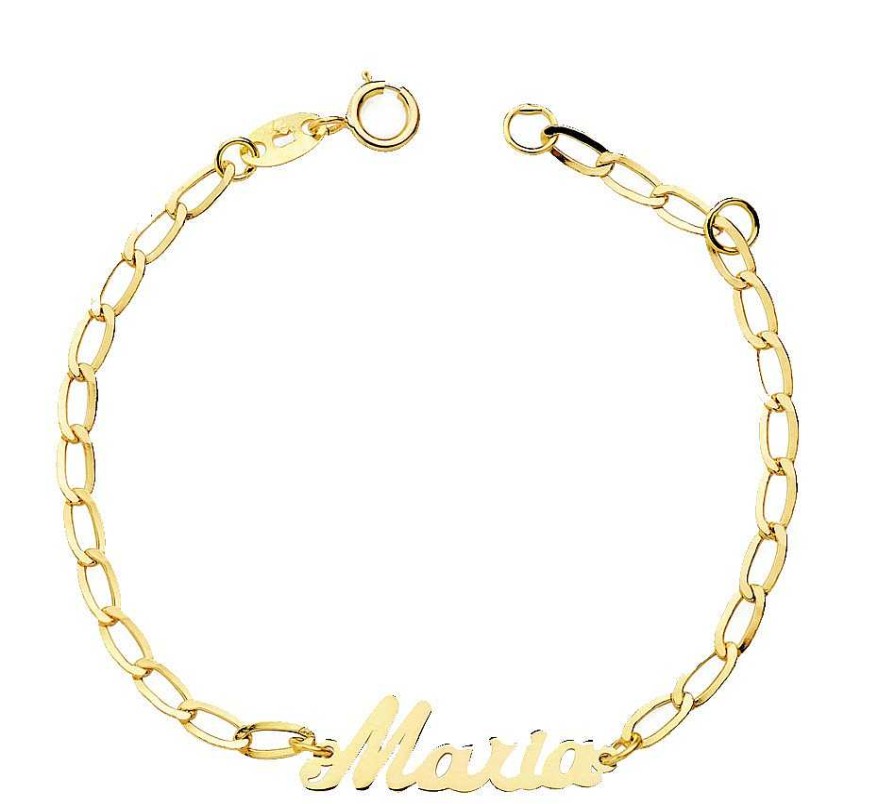 Joyas De Oro Joyeria Tamayo | Pulsera Ni A Maria