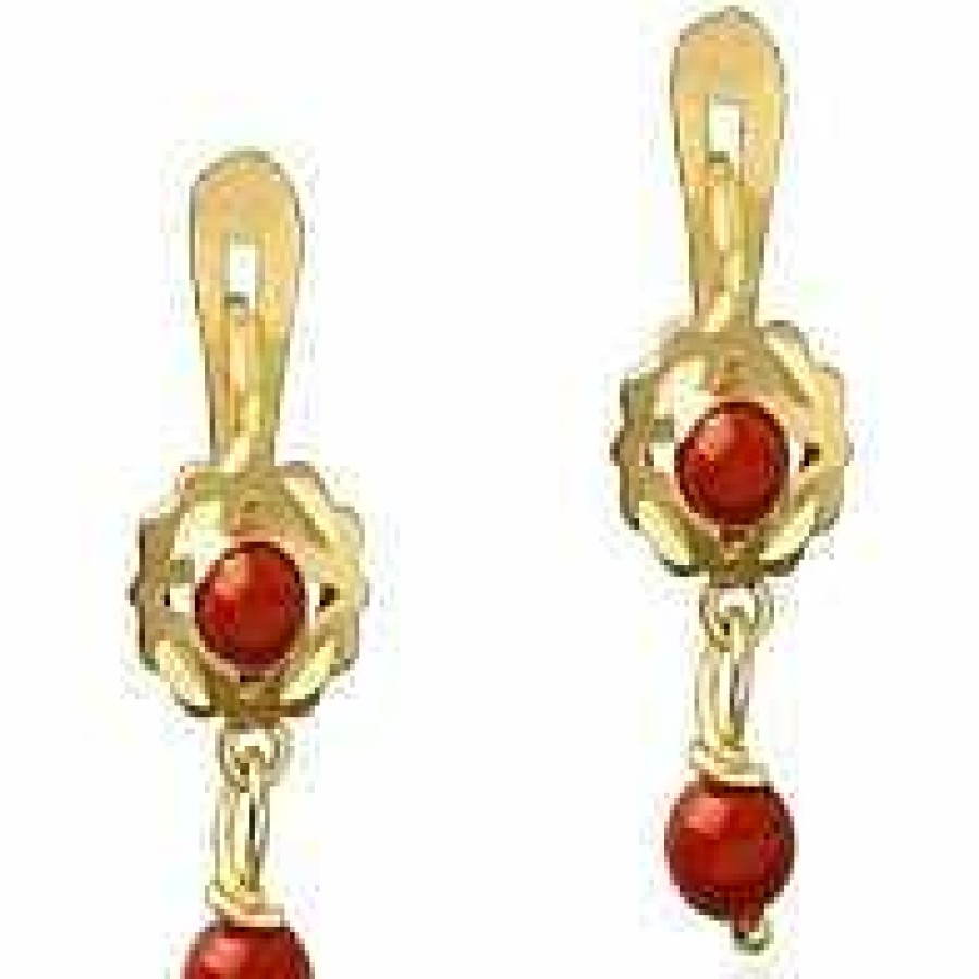 Joyas De Oro Joyeria Tamayo | Pendientes De Oro 18 Kilates Ni A Color Coral