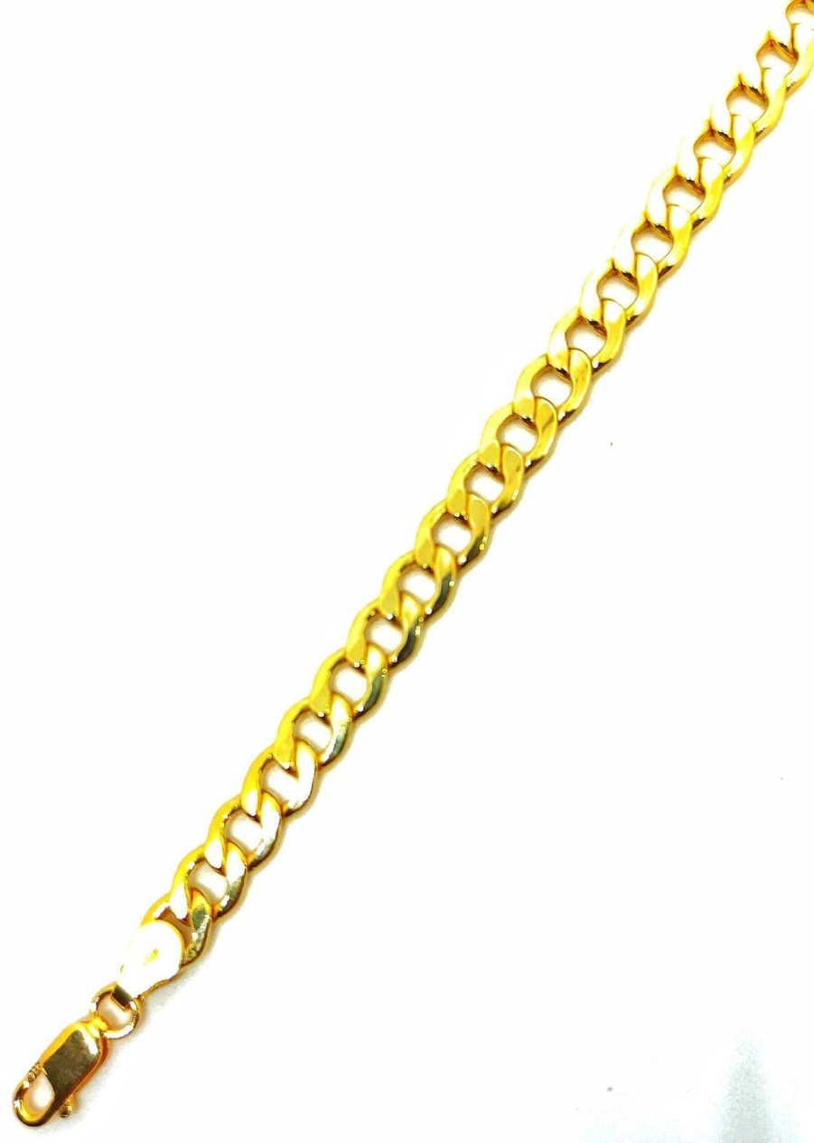 Joyas De Oro Joyeria Tamayo | Pulsera Oro 18 Kilates Barbada