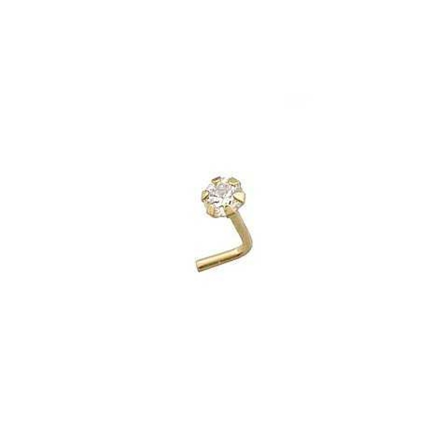 Joyas De Oro Joyeria Tamayo | Piercing De Oro 18 Kilates Nariz