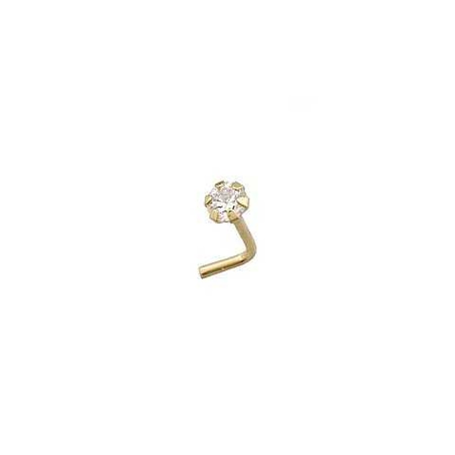 Joyas De Oro Joyeria Tamayo | Piercing De Oro 18 Kilates Nariz