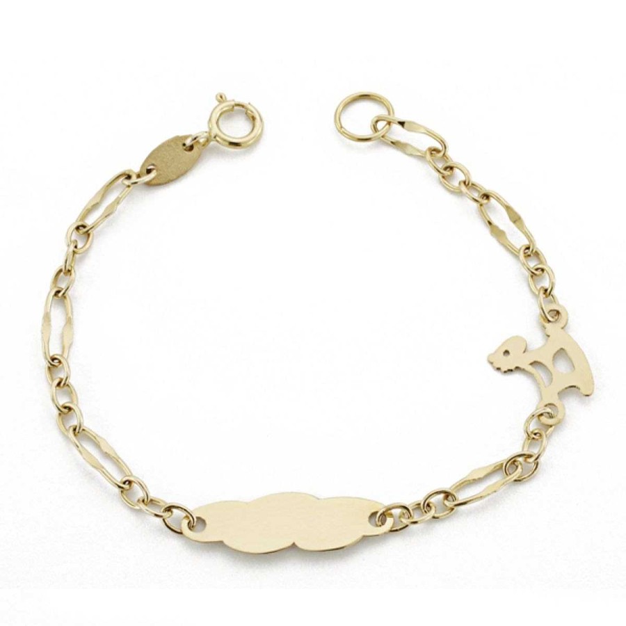 Joyas De Oro Joyeria Tamayo | Pulsera Oro De 18 Kilates Esclava