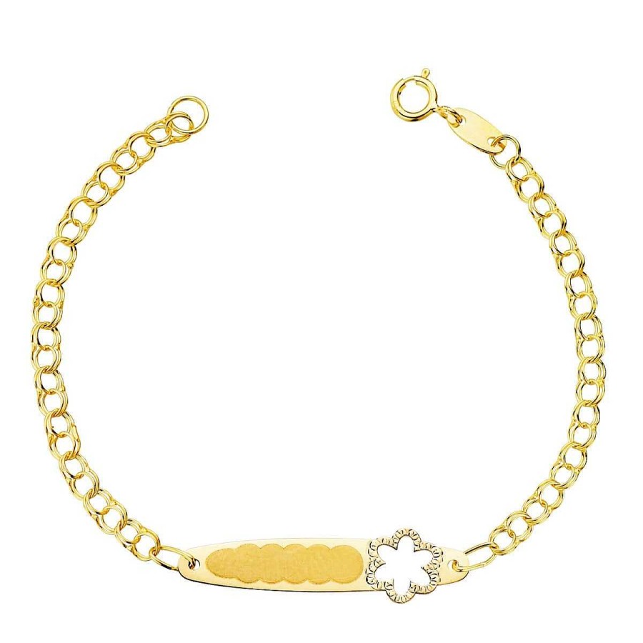 Joyas De Oro Joyeria Tamayo | Pulsera De Oro De 18 Kilates Esclava Beb