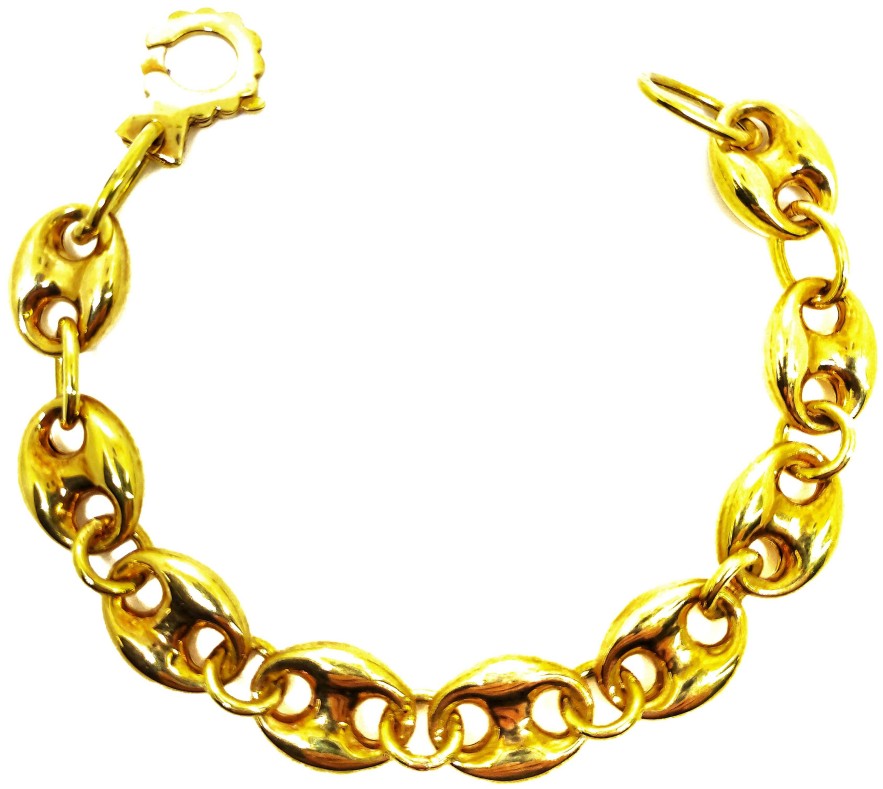 Joyas De Oro Joyeria Tamayo | Pulsera De Oro 18 Kilates Ancla