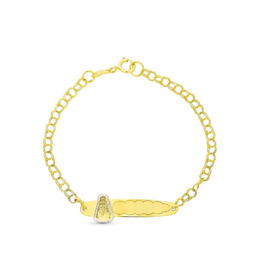 Joyas De Oro Joyeria Tamayo | Pulsera Oro De 18 Kilates Esclava Beb