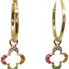 Joyas De Oro Joyeria Tamayo | Pendientes Oro 18 Kilates Aro Con Colgantes