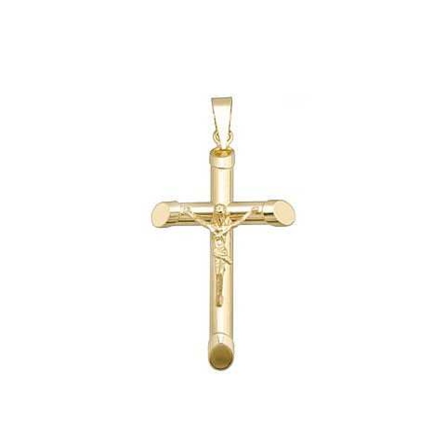 Joyas De Oro Joyeria Tamayo | Cruz De Oro 18 Kilates Con Cristo