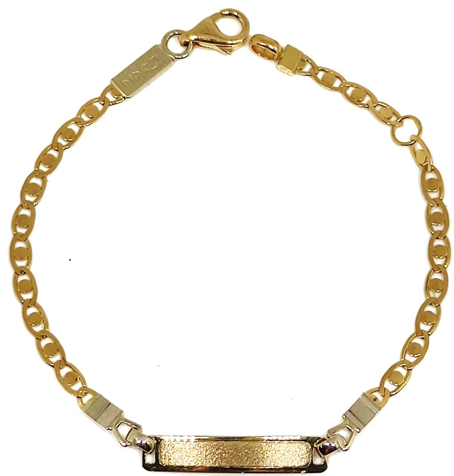 Joyas De Oro Joyeria Tamayo | Pulsera Oro Esclava Beb Ni O/Ni A