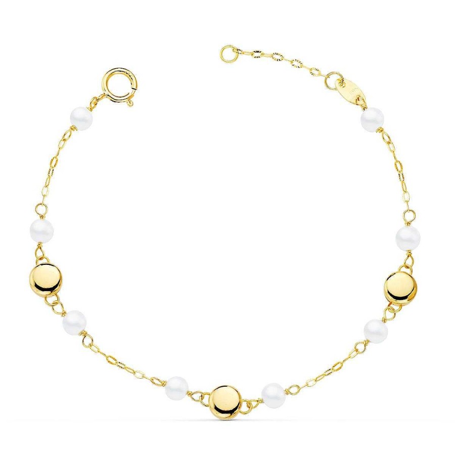 Joyas De Oro Joyeria Tamayo | Pulsera Oro 18 Kilates Comuni N