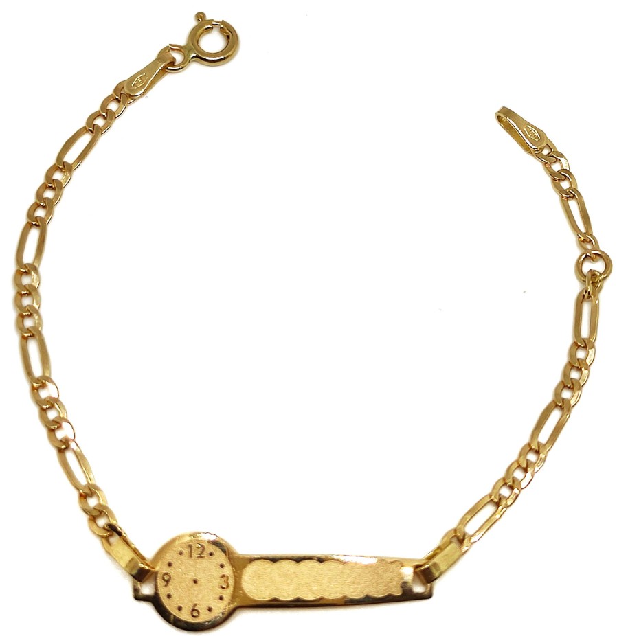 Joyas De Oro Joyeria Tamayo | Pulsera Oro 18 Kilates Esclava Beb